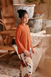 The Bay Broderie Kebaya Top - Brown