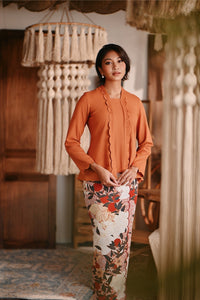 The Bay Women Broderie Kebaya - Brown