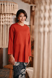 The Bay Women Broderie Kurung Blouse - Terracotta