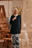 The Bay Women Broderie Kurung Blouse - Black