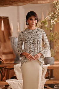 The Bay Women Flare Blouse - Champagne Safari