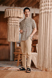 The Bay Men Batik Shirt - Champagne Safari