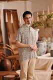 The Bay Men Batik Shirt - Champagne Safari