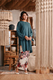 The Bay Women Summer Kurung Top - Emerald Green