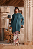 The Bay Women Summer Kurung Top - Emerald Green