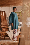 The Bay Women Summer Kurung Top - Emerald Green