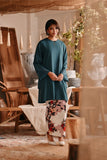 The Bay Women Summer Kurung Top - Emerald Green