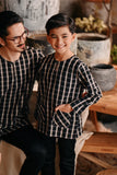 The Bay Kurta - Black Checked