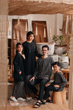 The Bay Men Kurta - Black Checked