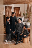 The Bay Men Kurta - Black Checked