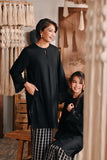 The Bay Women Summer Kurung Top - Black