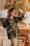 The Bay Broderie Kurung Blouse - Serene