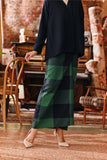 The Akar Kita Women Wrap Skirt - Green Square