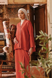 The Akar Kita Women Kebaya Top - Mandarin Red