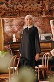 The Akar Kita Women Kurung Riau Top - Black