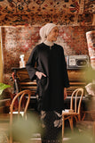 The Akar Kita Women Kurung Riau Top - Black