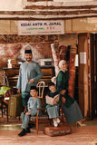 The Akar Kita Baju Melayu Teluk Belanga - Pine Green