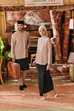 The Akar Kita Women Kedah Blouse Top - Moonlight Ash