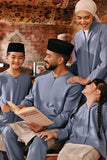 The Akar Kita Men Baju Melayu Teluk Belanga - Coronet Blue