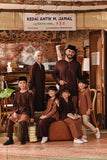 The Akar Kita Baju Melayu Teluk Belanga - Dark Burgundy