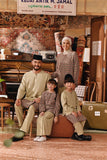 The Akar Kita Men Baju Melayu Teluk Belanga - Pale Olive