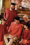 The Akar Kita Men Baju Melayu Teluk Belanga - Maroon Dust