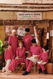 The Akar Kita Men Baju Melayu Teluk Belanga - Magenta