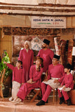 The Akar Kita Women Kebaya Top - Magenta