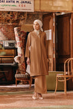 The Akar Kita Women Folded Skirt - Latte