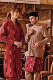 The Akar Kita Men Baju Melayu Teluk Belanga - Mahogany Rose