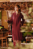 The Akar Kita Women Kebarung Top - Burgundy