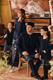 The Akar Kita Men Baju Melayu Teluk Belanga - Navy