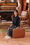 The Akar Kita Kebaya Top - Navy