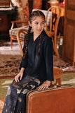 The Akar Kita Kebaya Top - Navy