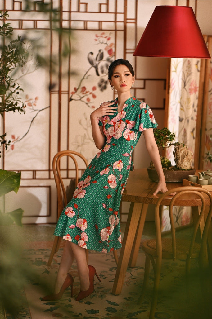 The Nian Nian Women Modern Blossom Dress - Harmony POKOKS.COM The Nian Nian Women Modern Blossom Dress - Harmony POKOKS.COM