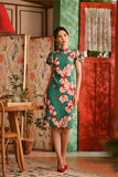 The Nian Nian Women Layered Sleeve Cheongsam Dress - Harmony