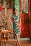 The Nian Nian Women Layered Sleeve Cheongsam Dress - Harmony