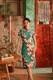 The Nian Nian Women Layered Sleeve Cheongsam Dress - Harmony