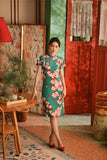 The Nian Nian Women Layered Sleeve Cheongsam Dress - Harmony