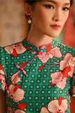 The Nian Nian Women Layered Sleeve Cheongsam Dress - Harmony