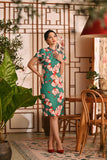 The Nian Nian Women Layered Sleeve Cheongsam Dress - Harmony