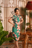 The Nian Nian Women Layered Sleeve Cheongsam Dress - Harmony