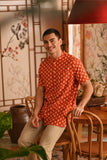 The Nian Nian Men Oriental Shirt - Shine