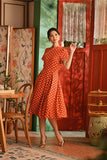 The Nian Nian Women Lace Sleeve Blossom Dress - Shine