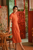 The Nian Nian Women Lace Sleeve Blossom Dress - Shine