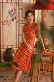 The Nian Nian Women Lace Sleeve Blossom Dress - Shine