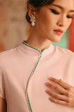 The Nian Nian Women Beaded Cheongsam Top - Baby Pink