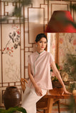 The Nian Nian Women Beaded Cheongsam Top - Baby Pink