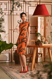 The Nian Nian Women Beaded Cheongsam Dress - Dawn