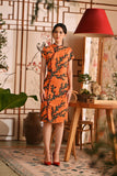 The Nian Nian Women Beaded Cheongsam Dress - Dawn